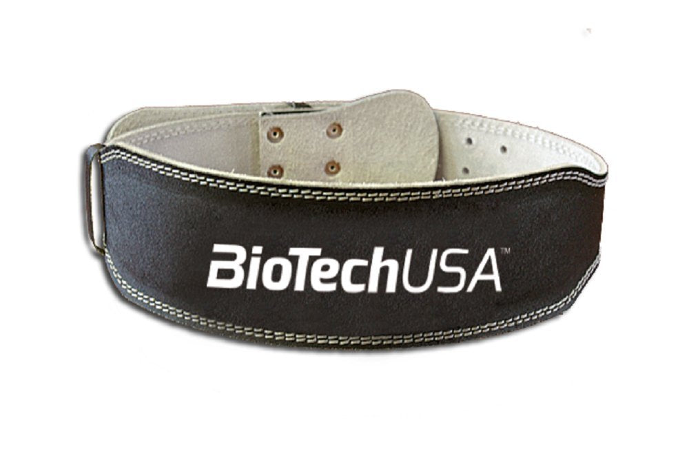 BioTechUSA Power Belt Austin 1 - Weightlifting Belt for Men & Women, Premium Gym Belt for CrossFit, Powerlifting & Bodybuilding - Large Size, Black (Ideal for Deadlifts, Squats & Heavy Lifting)