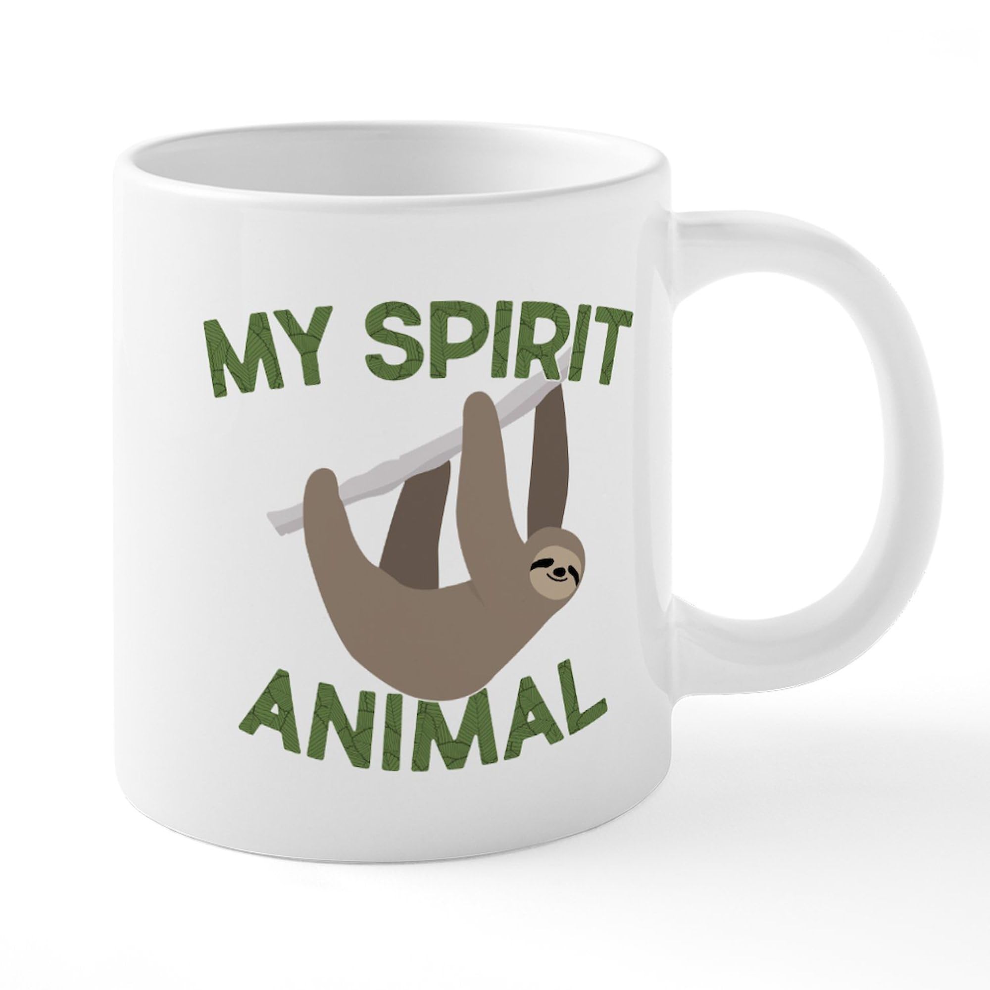 My Spirit Animal 20 oz Ceramic Coffee Mega Mug - Large Insulated Tea Cup for Home, Office & Camping - Funny Gift for Coffee Lovers