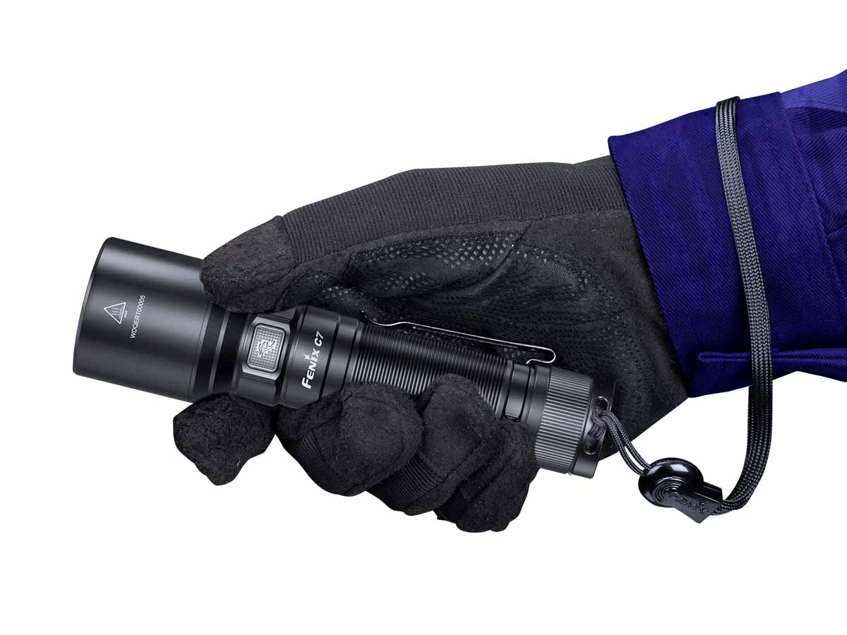 Fenix C7 Rechargeable LED Work Flashlight - 1000 Lumens, IP68 Waterproof, Durable for Construction, Camping, Hiking & Emergency Use