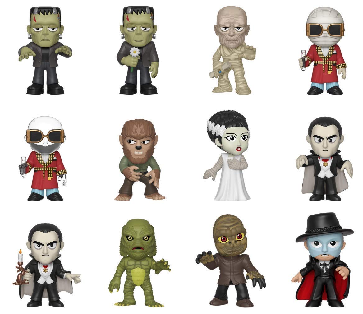 Funko Mystery Minis Universal Studios Classic Monsters 12-Piece Collectible Figure Set - Perfect for Horror Fans, Gift Giving & Display Collections