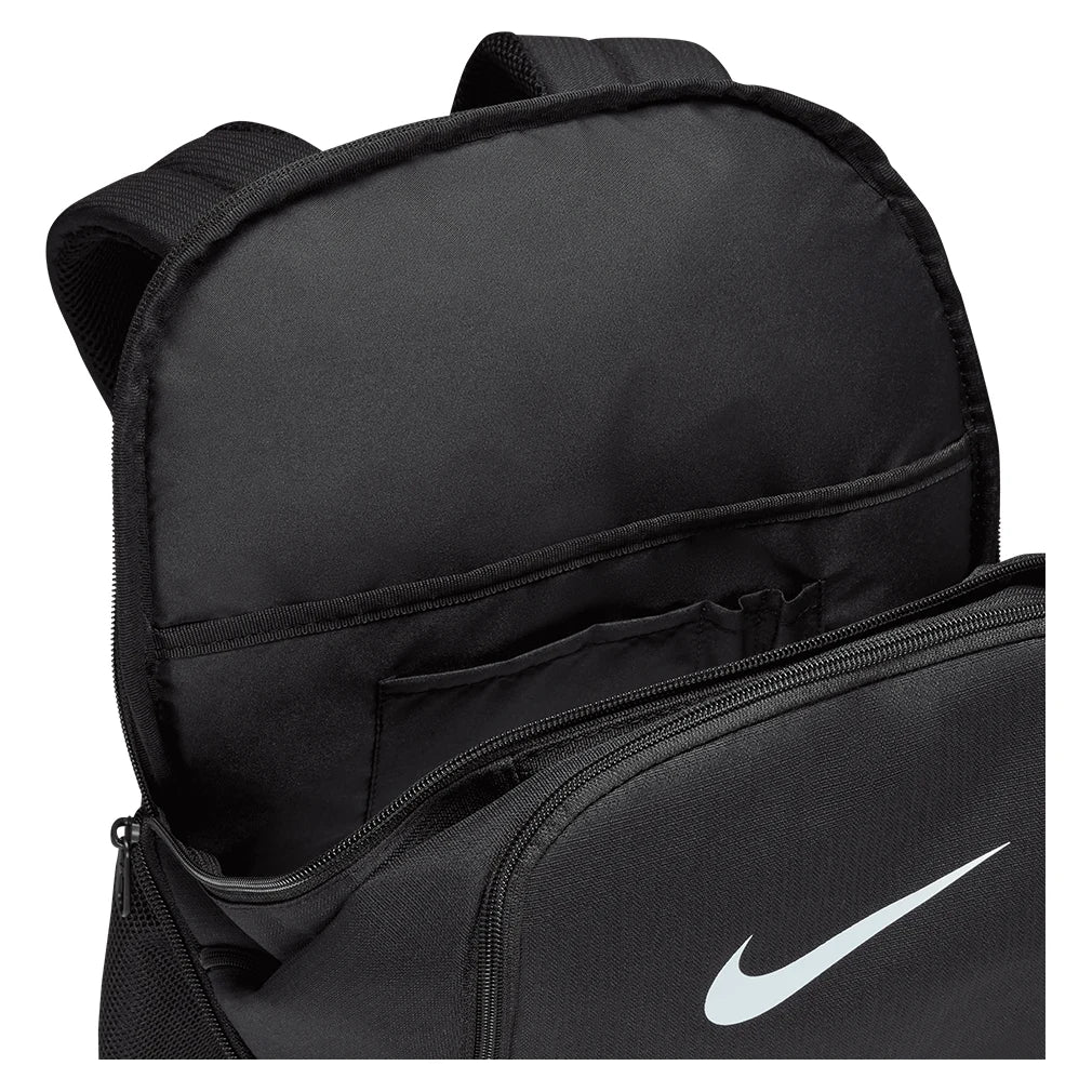 Brasilia 9.5 Medium 24L Black Training Backpack - Perfect for Gym, Hiking, Travel & School | Durable Sports Backpack for Men & Women