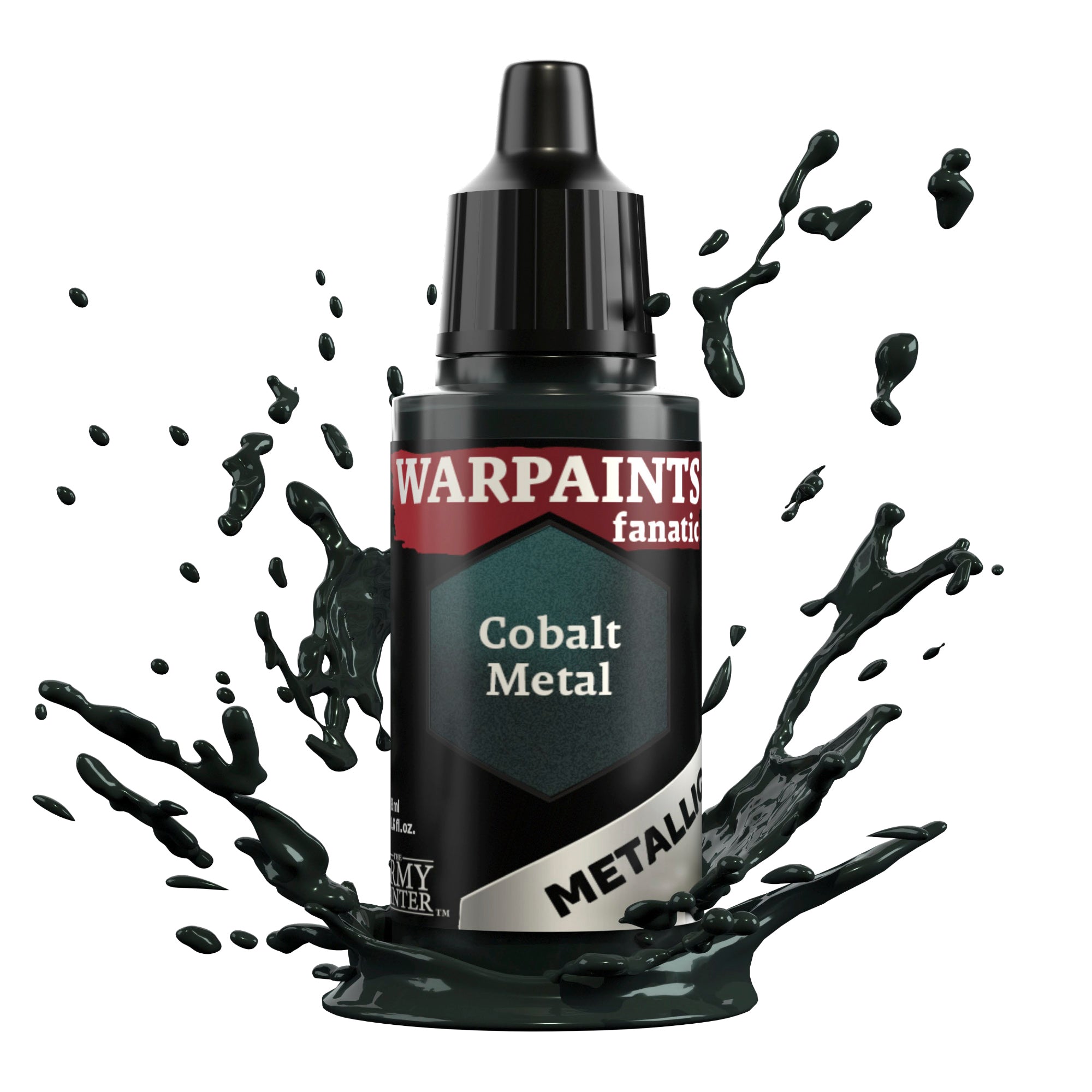Warpaints Fanatic Metallic Cobalt Blue - Premium Metallic Acrylic Paint for Miniatures, Models & DIY Crafts - Perfect for Warhammer, Cosplay & Art Projects