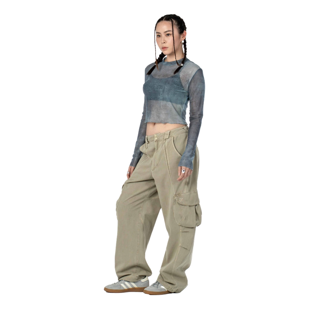 Astra Vision Long Sleeve T-Shirt for Men & Women - Soft Dusty Blue Casual Shirt - Perfect for Work, Travel & Everyday Wear