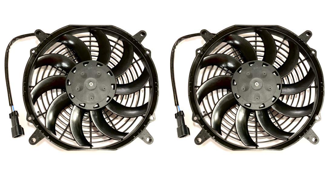 2 Pack High Performance 12V SPAL 30100628B 10