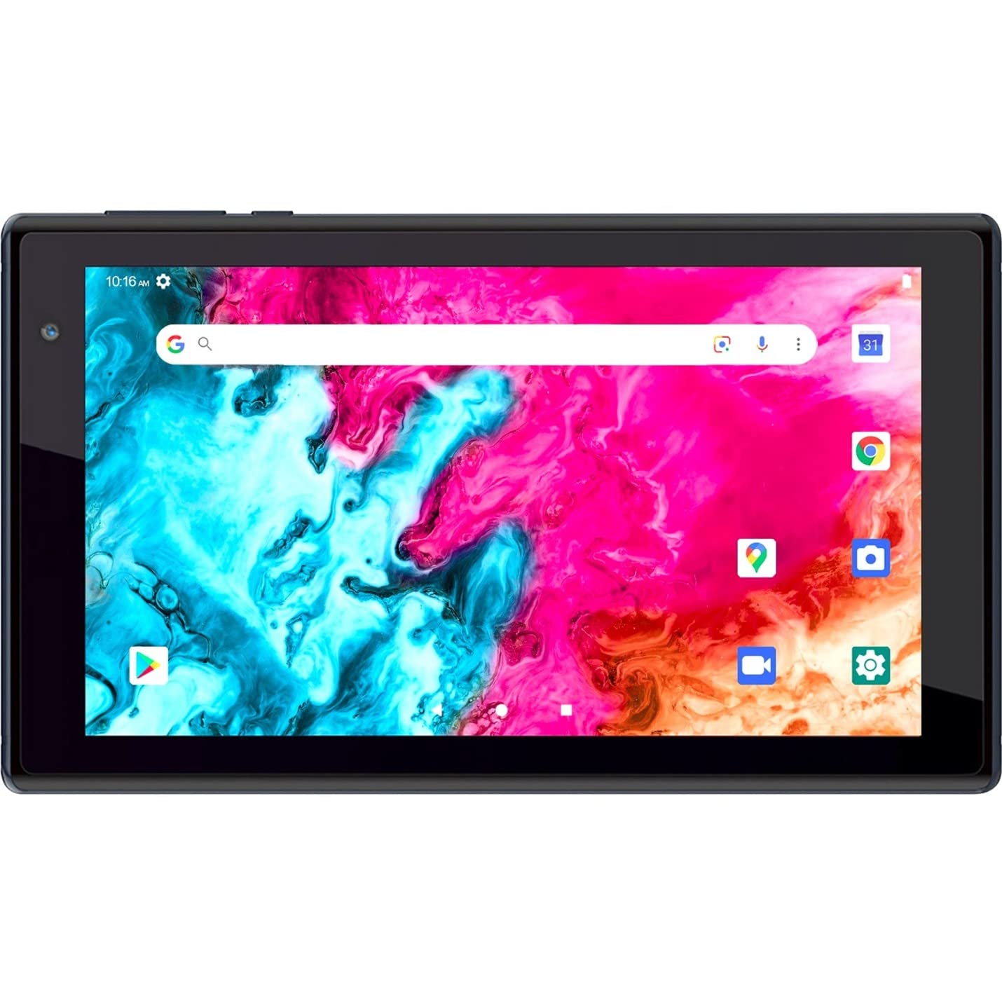 Supersonic SC-2107 7-inch Android Tablet - Quad-Core Cortex A7 Processor, 1GB RAM, 16GB Storage, Android 10 OS - Compact 4.3