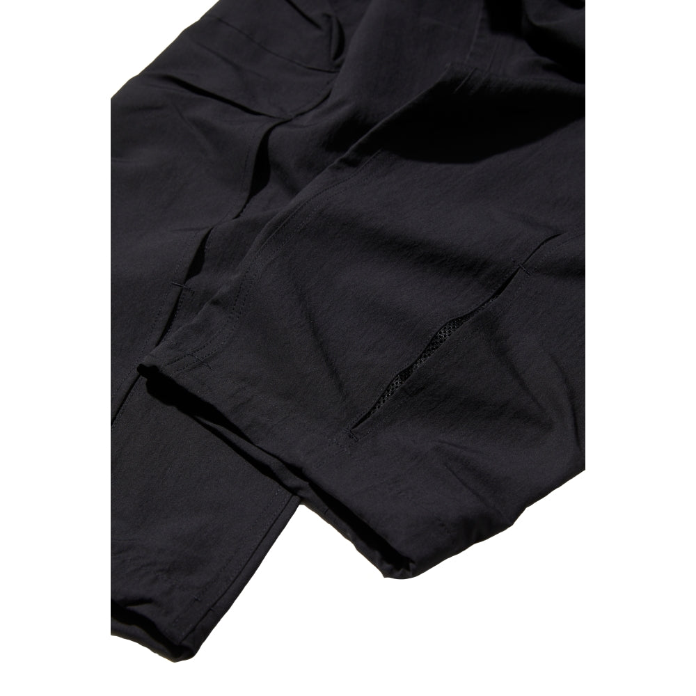 Nine Point Nine Mist Side Pocket Breathe Pants for Men - Lightweight Hiking & Outdoor Travel Trousers - Black