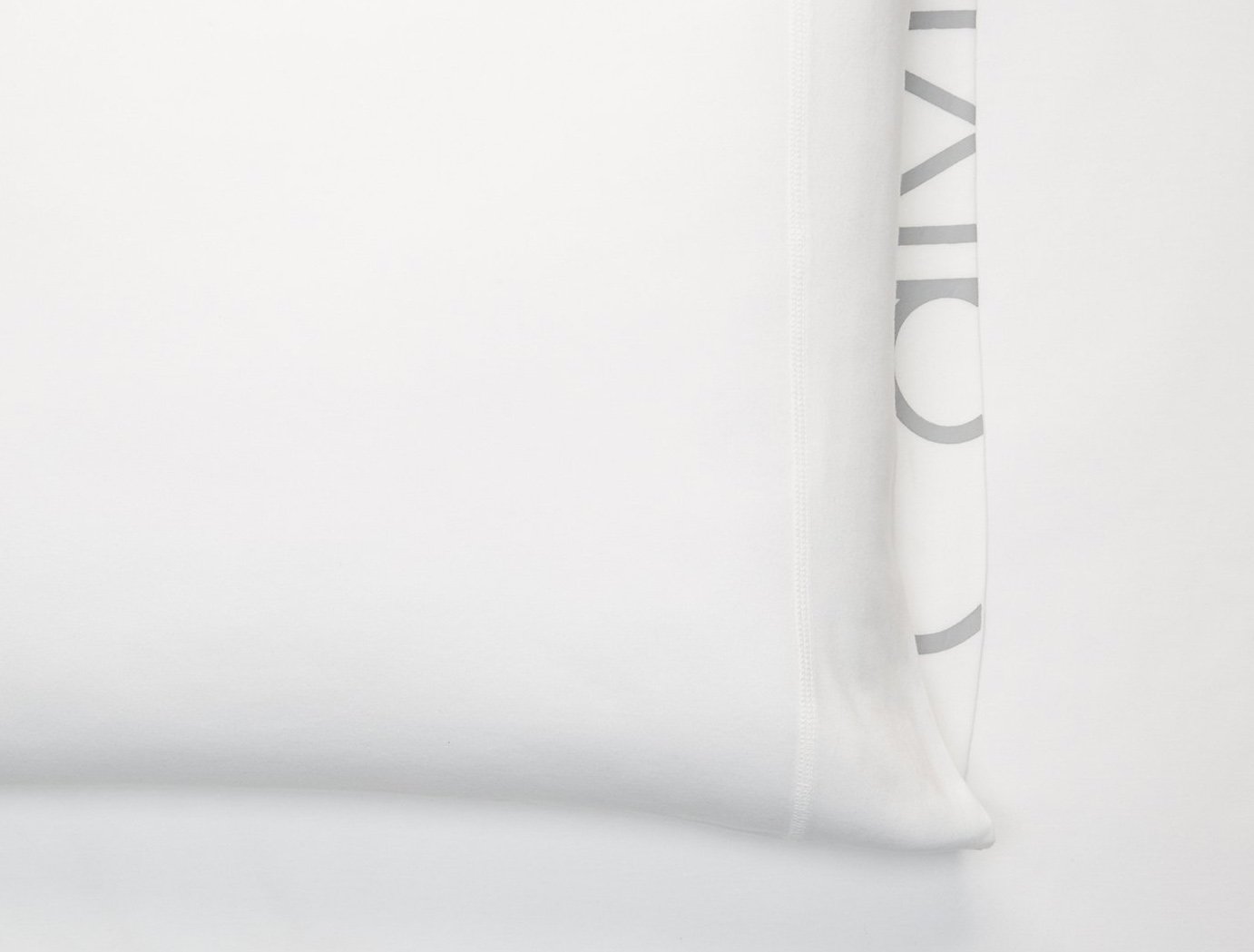 Calvin Klein Modern Cotton Body Solid 1 Piece King Size Duvet Cover - 170 GSM Cotton Modal Bedding Set (White) | Luxury Soft Breathable Bed Sheets for Master Bedroom & Guest Room