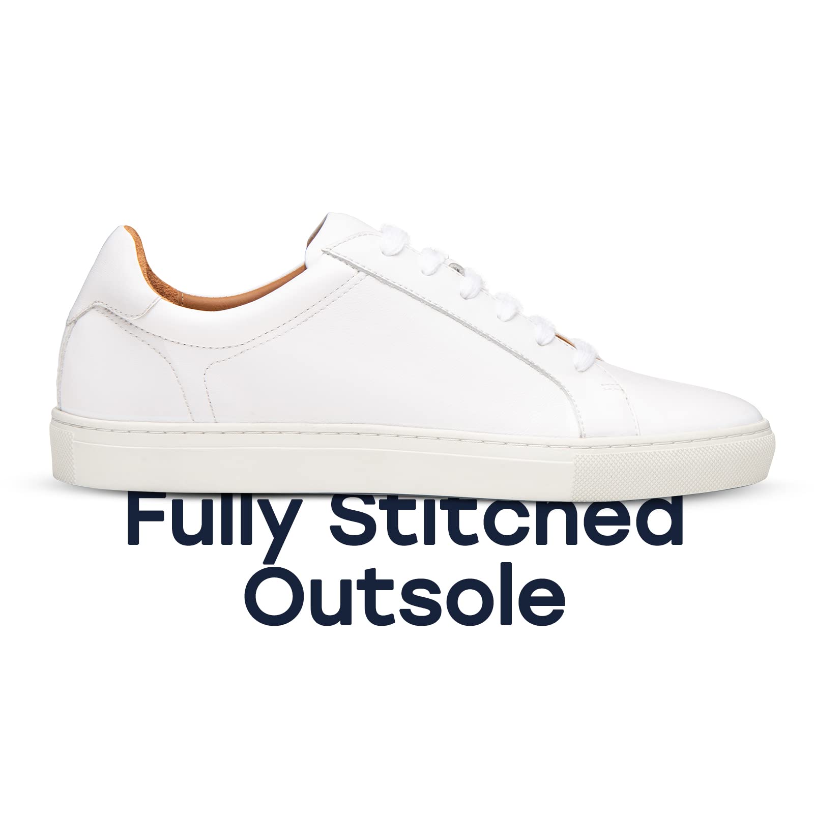 Dunross & Sons Men's Sneakers - Fashionable Lace-Up & Slip-On Casual Shoes | Comfortable Leather Walking Shoes for Work, Travel & Everyday Wear