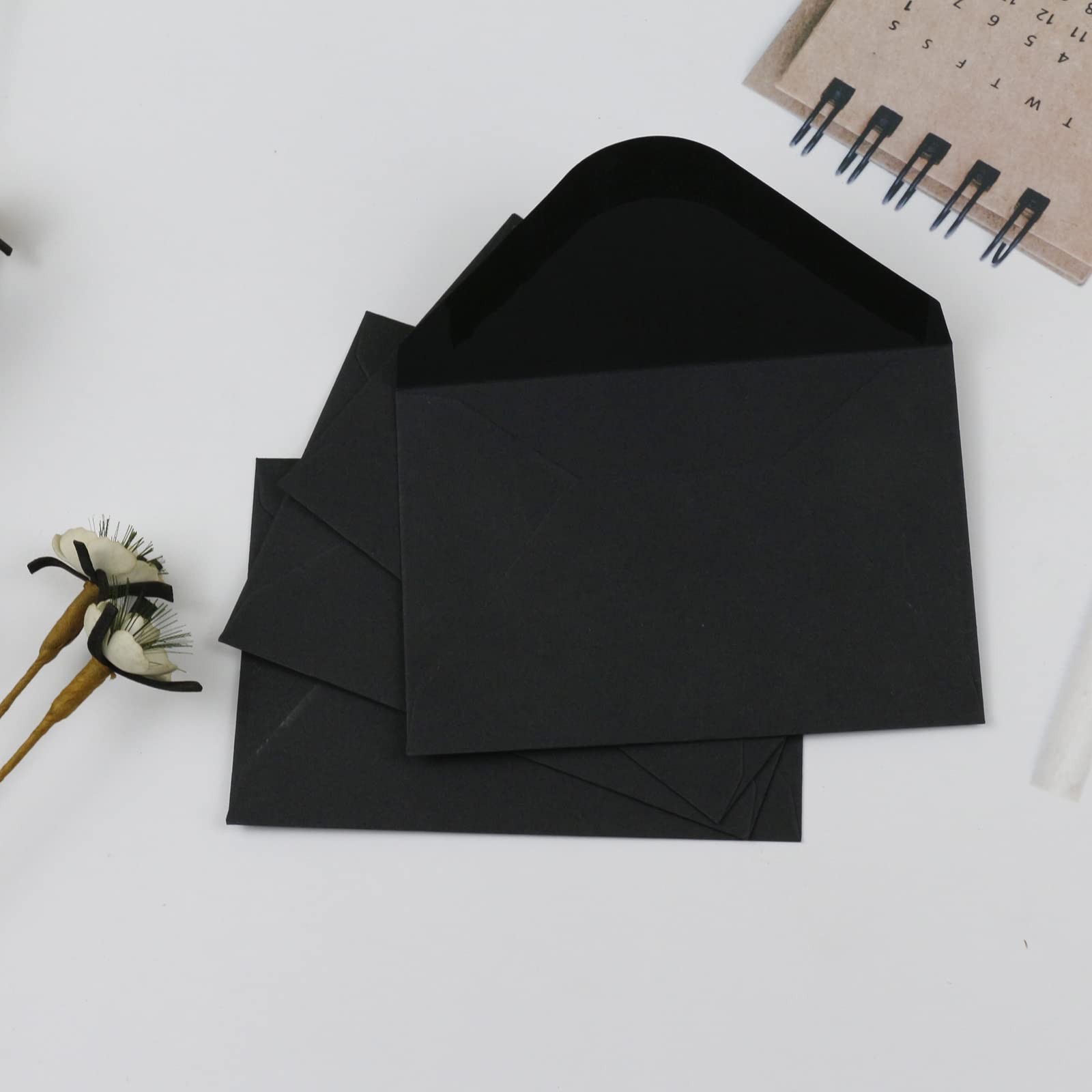 150 Pack Black Mini Gift Card Envelopes (4