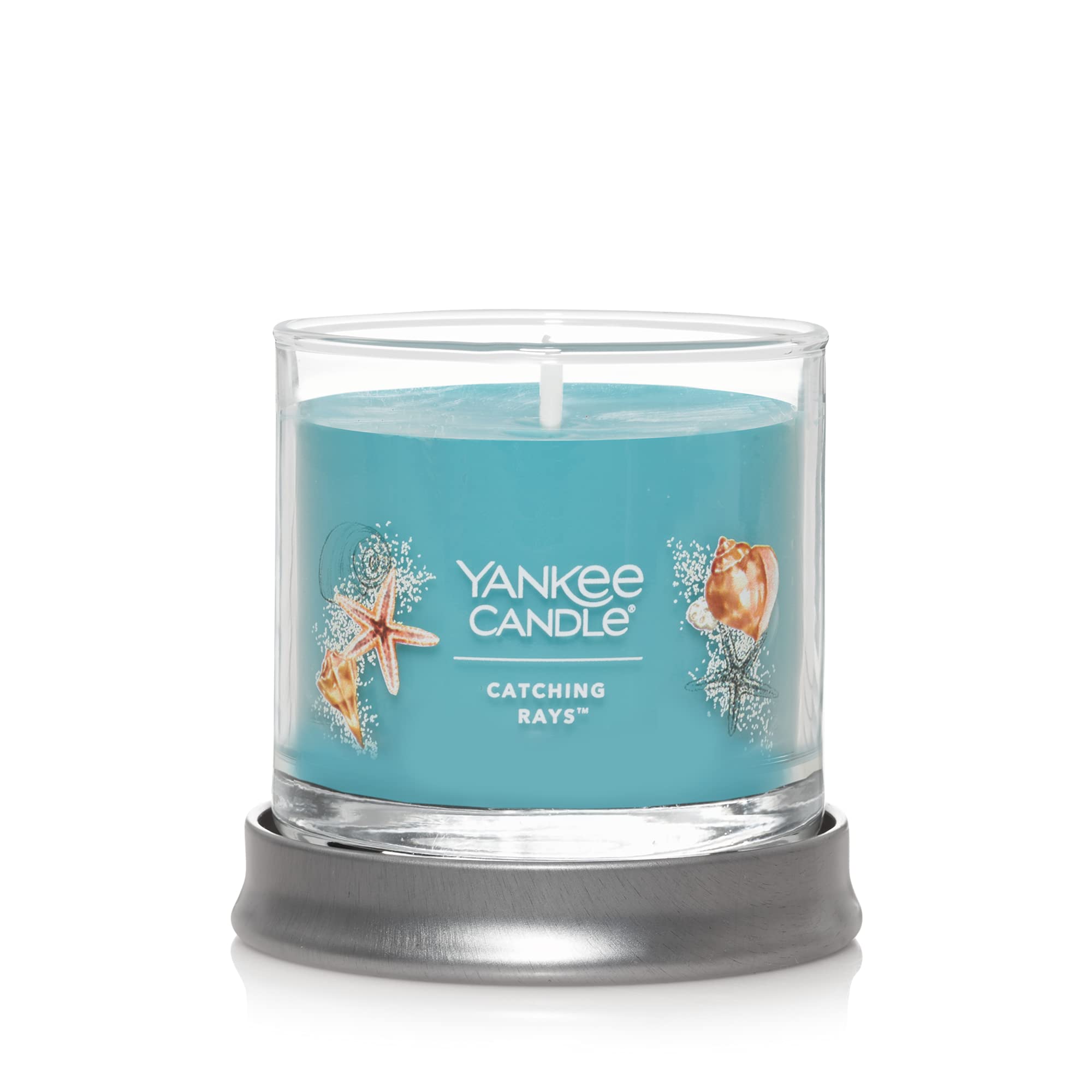 Yankee Candle Catching Rays Scented Candle - 4.3oz Small Tumbler with Single Wick, 20+ Hours Burn Time - Perfect for Home Decor, Relaxation & Aromatherapy