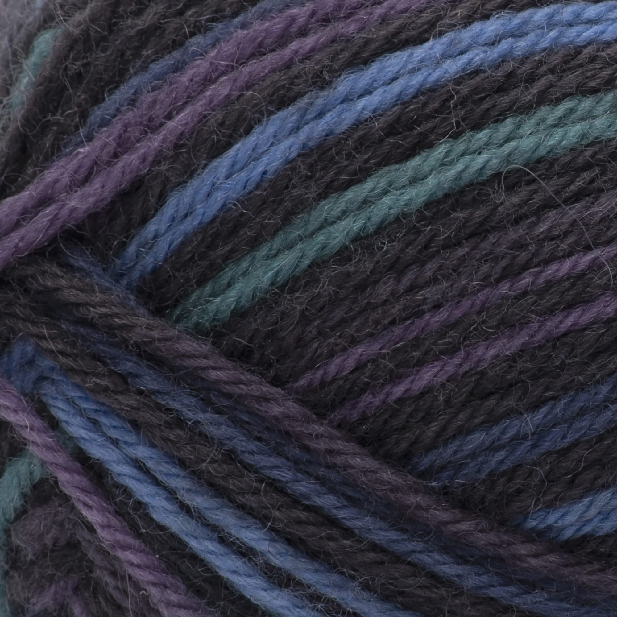 Patons Kroy STRI Yarn - Magic Stripes Self-Striping Knitting Yarn for Socks, Scarves & Hats - Premium Soft Acrylic/Nylon Blend for Cozy Winter Crafts & DIY Projects