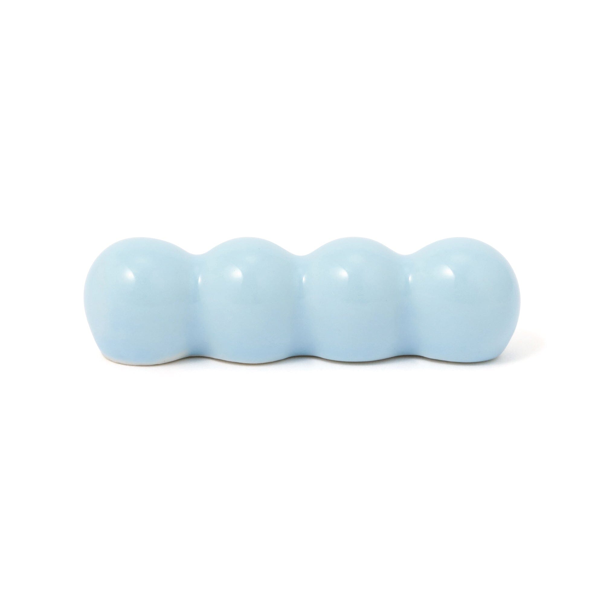 Pom Pom Blue Chopstick Rests Set of 2 - Elegant Tableware for Sushi, Asian Dining & Home Decor