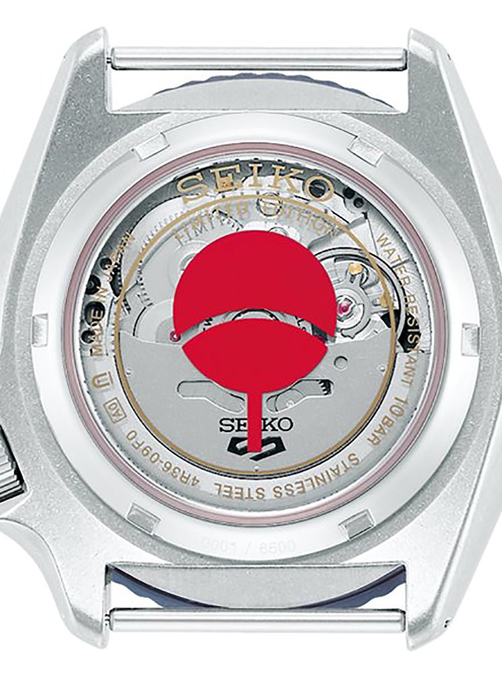 Seiko 5 Sports Naruto & Boruto Limited Edition Sasuke Uchiha Model SBSA091 - Japanese Made JDM Watch for Anime Fans & Collectors - Perfect for Cosplay, Gift Giving & Anime Conventions