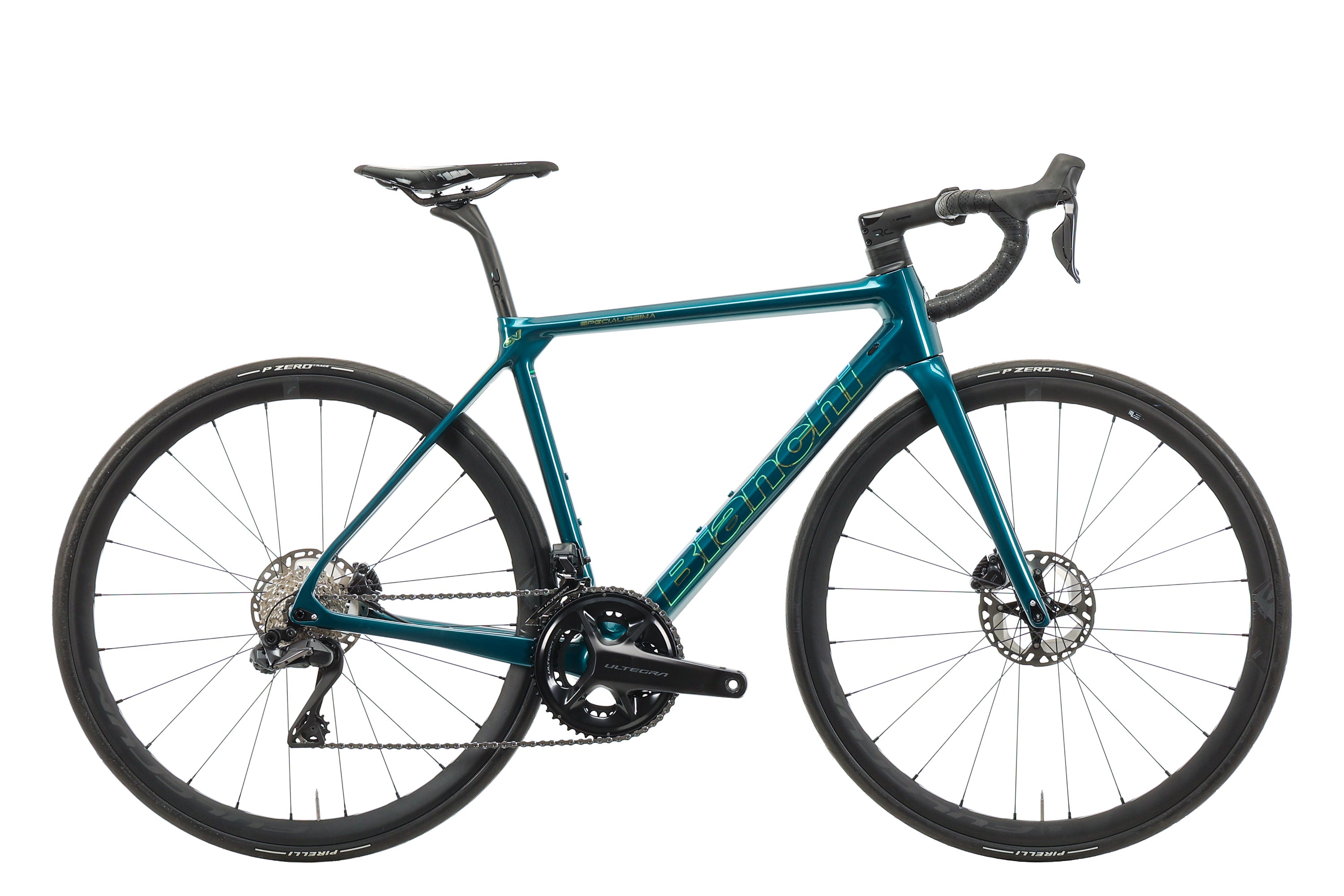 Bianchi Specialissima Ultegra Di2 Carbon Road Bike 2022 - 53cm Size for Men - Lightweight & High-Performance Racing Bicycle for Road Cycling, Triathlon & Endurance Training