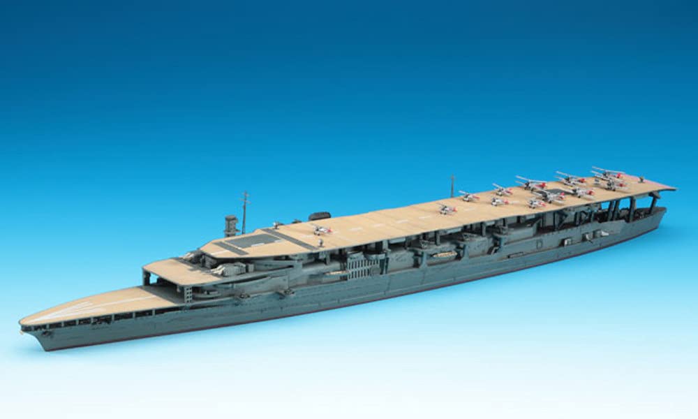1/700 Scale Hasegawa Japan Airlines Aircraft Carrier Akagi Model Kit with Three-Step Deck - Perfect for Collectors, Military Enthusiasts & Diorama Scenes