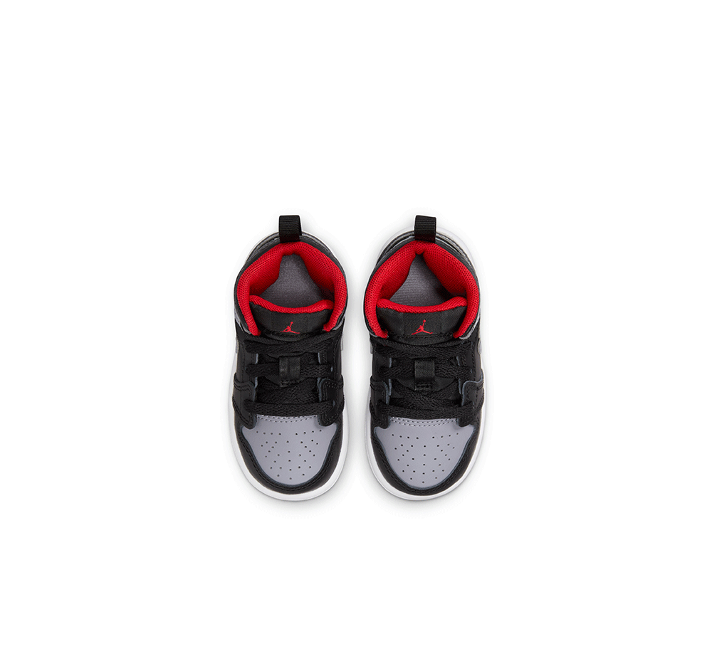 Air Jordan 1 Mid (TD) Basketball Shoes for Kids - Comfortable & Stylish Sneakers for School, Sports & Everyday Wear