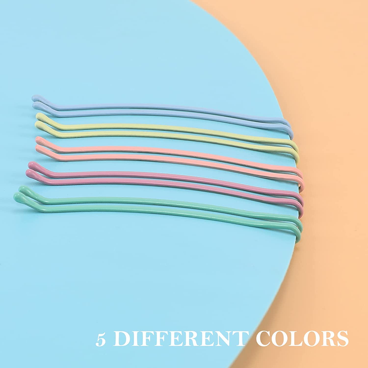 15-Pack Matte Bobby Pins - Rust-Resistant Non-Slip Hair Clips for Women & Girls (15 Colorful Hairpins) - Perfect for School, Work & Everyday Hairstyles