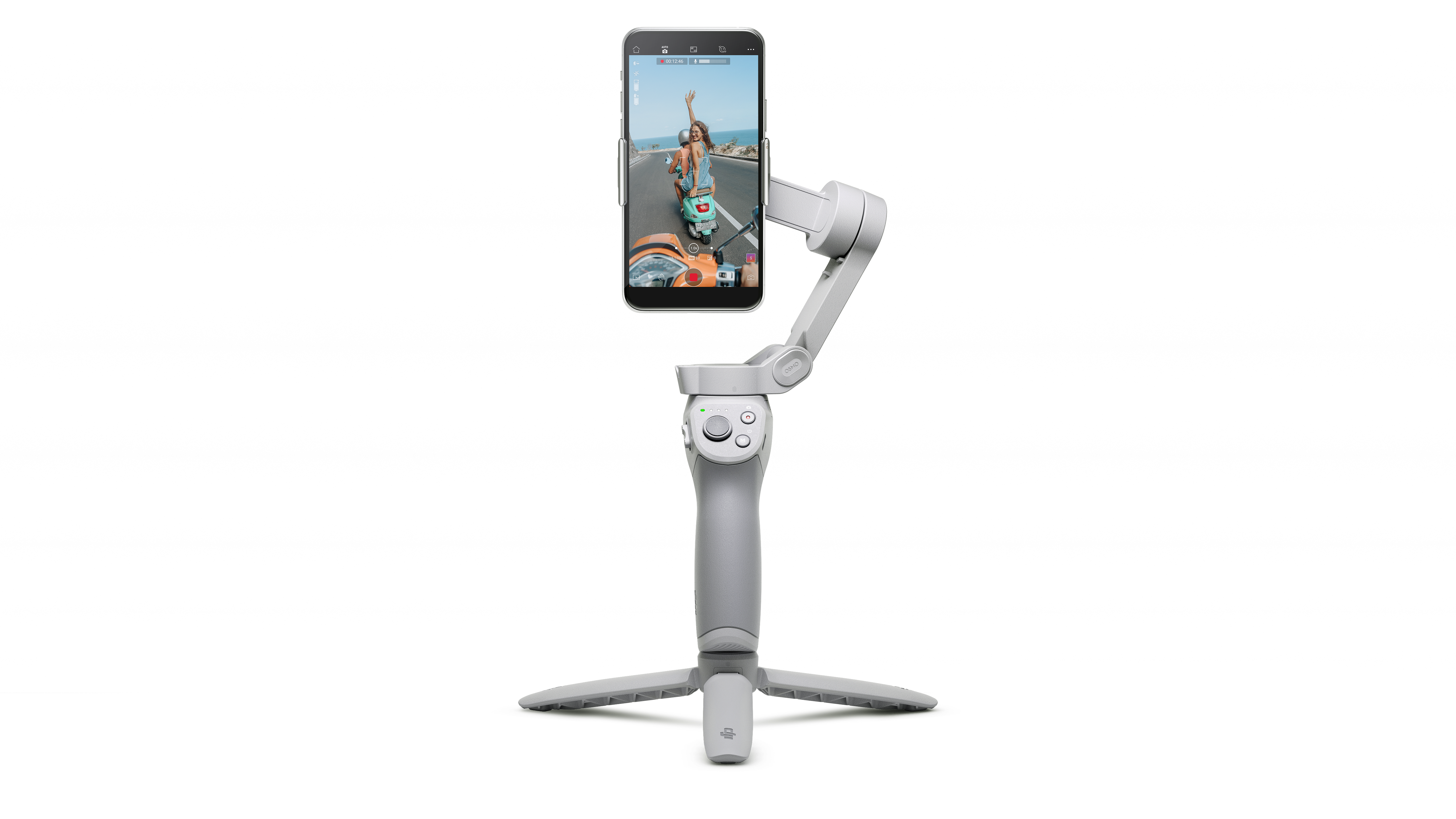 DJI OM 4 Smartphone Gimbal Stabilizer - 3-Axis Handheld Gimbal for iPhone & Android, Vlog & Live Streaming - Perfect for Travel Vlogging, TikTok Videos & YouTube Content Creation