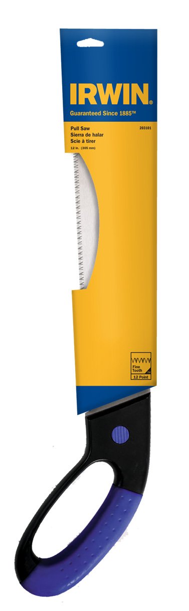 IRWIN Tools 12-Inch General Carpentry Pull Saw (213101) - Premium Woodworking Hand Saw for Precision Cutting, DIY Projects & Carpentry Work