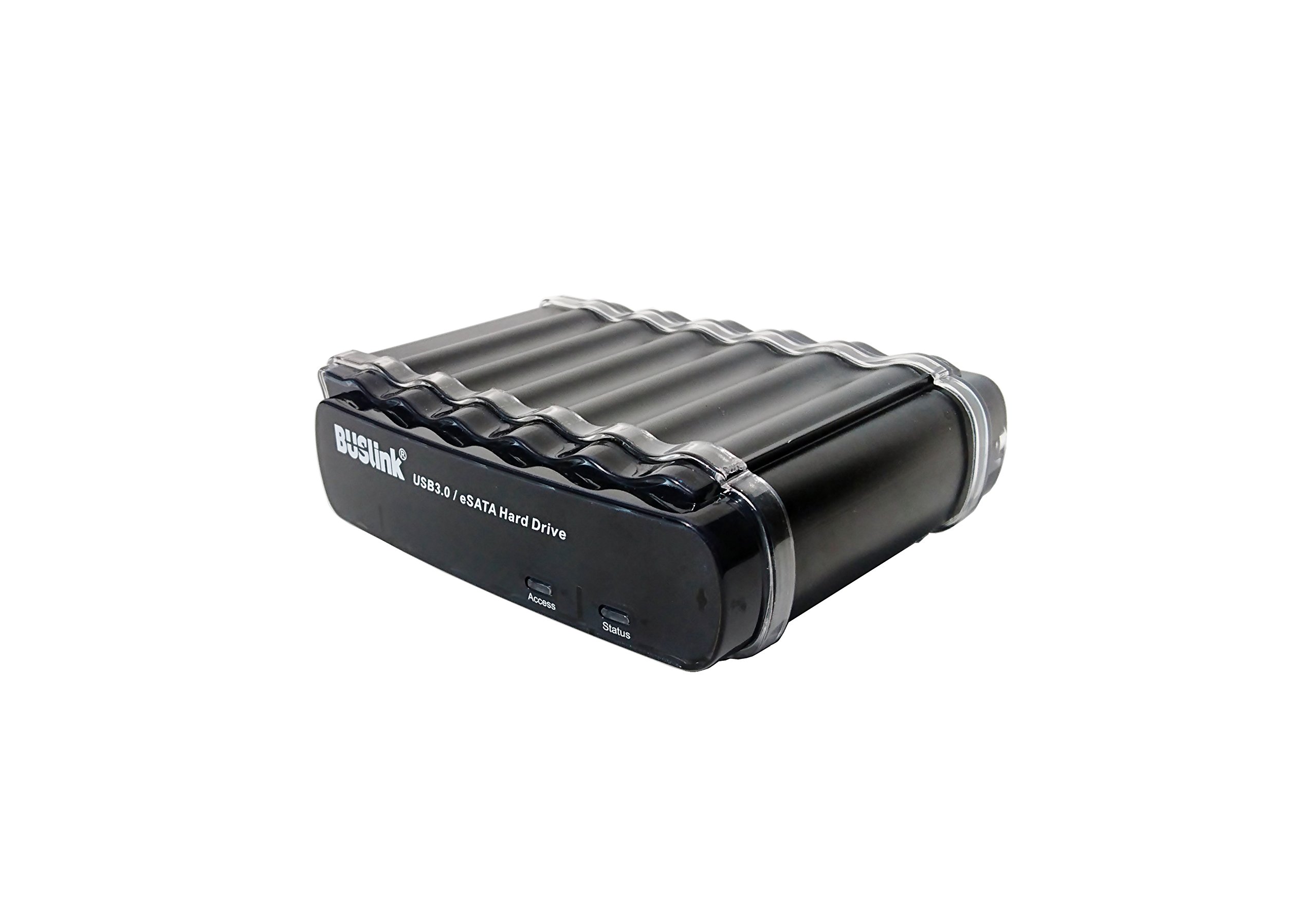 BUSlink USB-Powered 3TB Portable External Hard Drive - USB 3.0 & eSATA Compatible for Fast Data Transfer - Perfect for Backup, Storage & On-The-Go Use with Laptops, PCs & Gaming Consoles