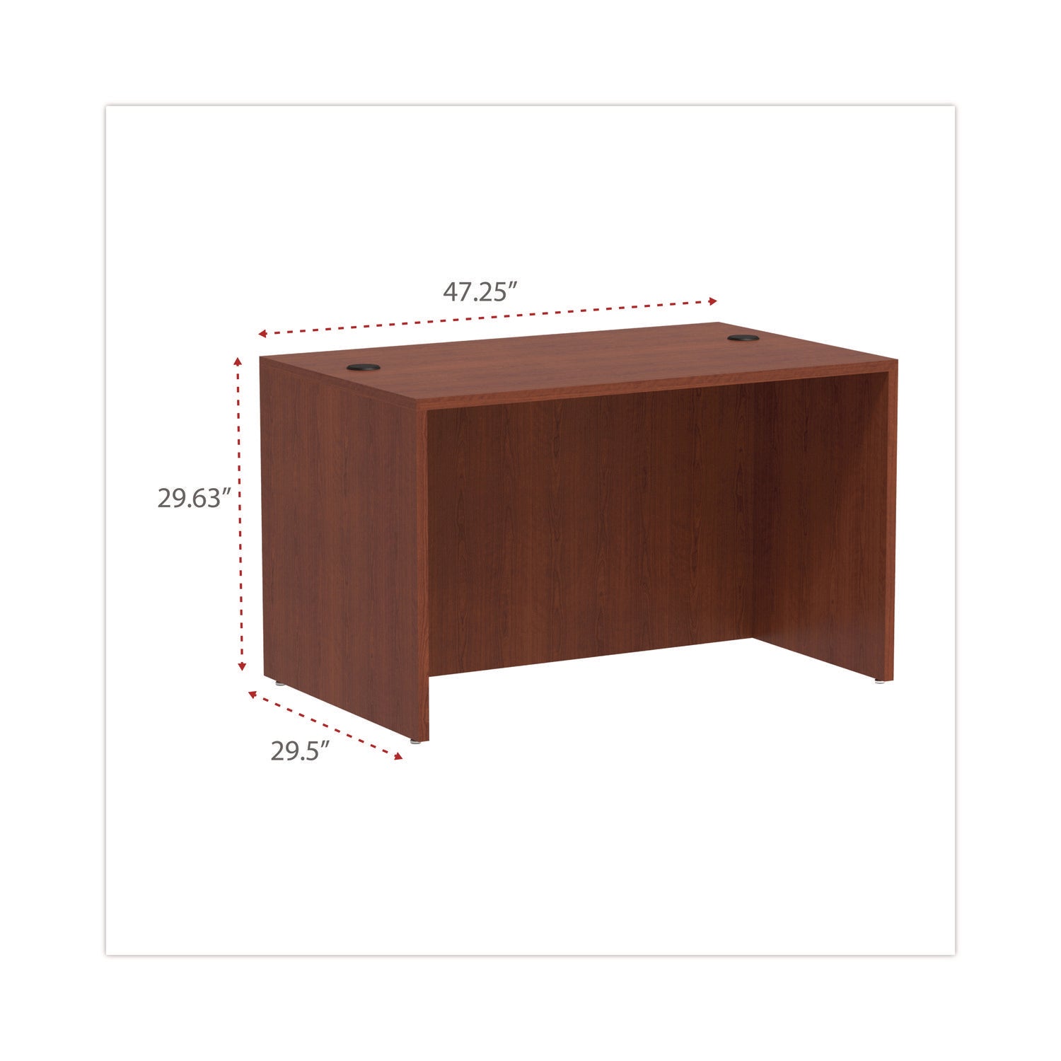 Alera Valencia Series Straight Front Office Desk Shell - 47.25
