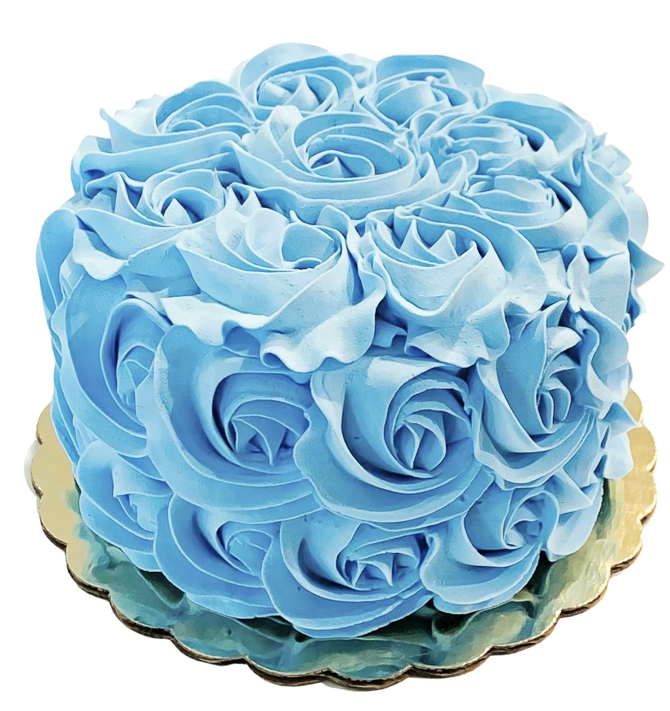 Blue Rosette Fake Cake on 7
