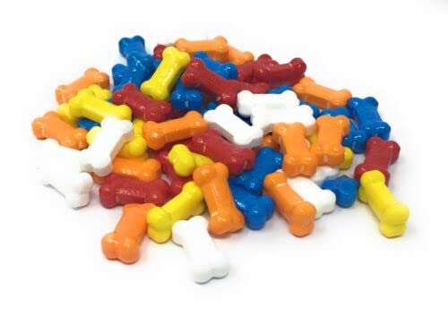 Bonz Assorted Dog Bone Shaped Candy - 2 Pound Bulk Pack | Perfect for Birthday Parties, Halloween Treats & Pet-Themed Events