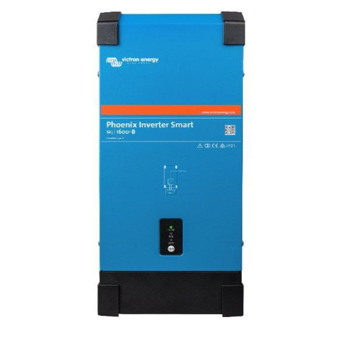 Victron Energy Phoenix Inverter 24V 1600W 230V Pure Sine Wave Smart Inverter for RVs, Boats, and Off-Grid Solar Power Systems