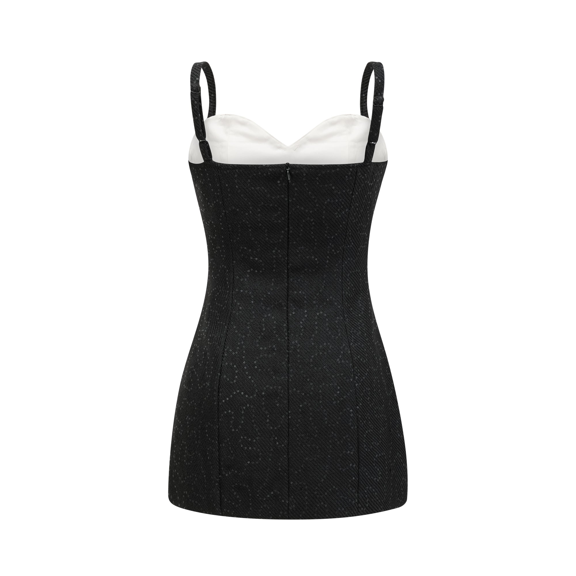 Elegant Amore Crystal Sequin Dress for Women - Perfect for Evening Parties, Prom, and Special Occasions