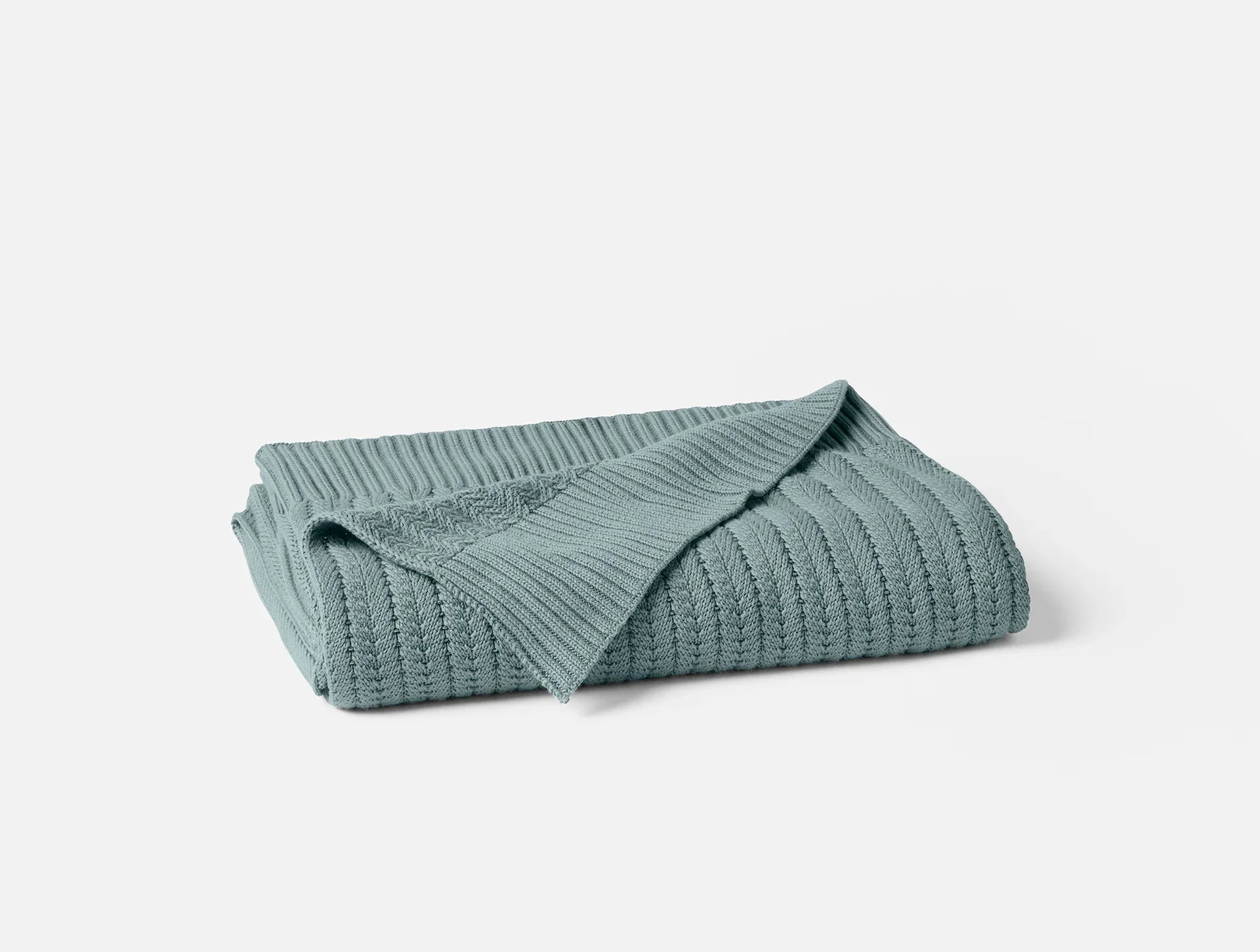Casa Loma Organic Cotton Knit Throw Blanket - Soft & Cozy Handmade Knitted Afghan for Couch, Bed & Sofa - Perfect for Living Room, Nursery & Gift Giving