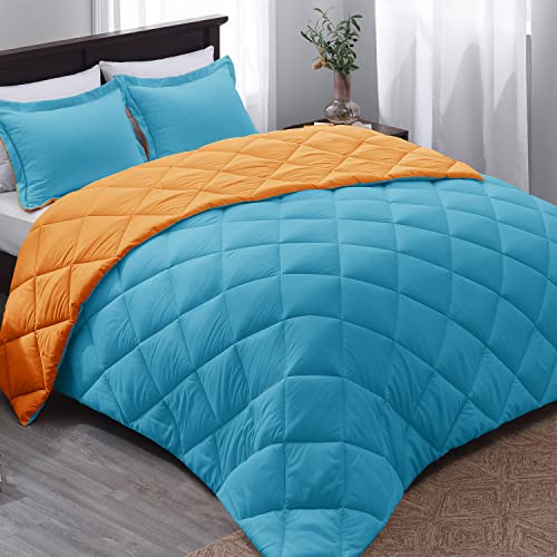 17 - Peacock Blue/Orange