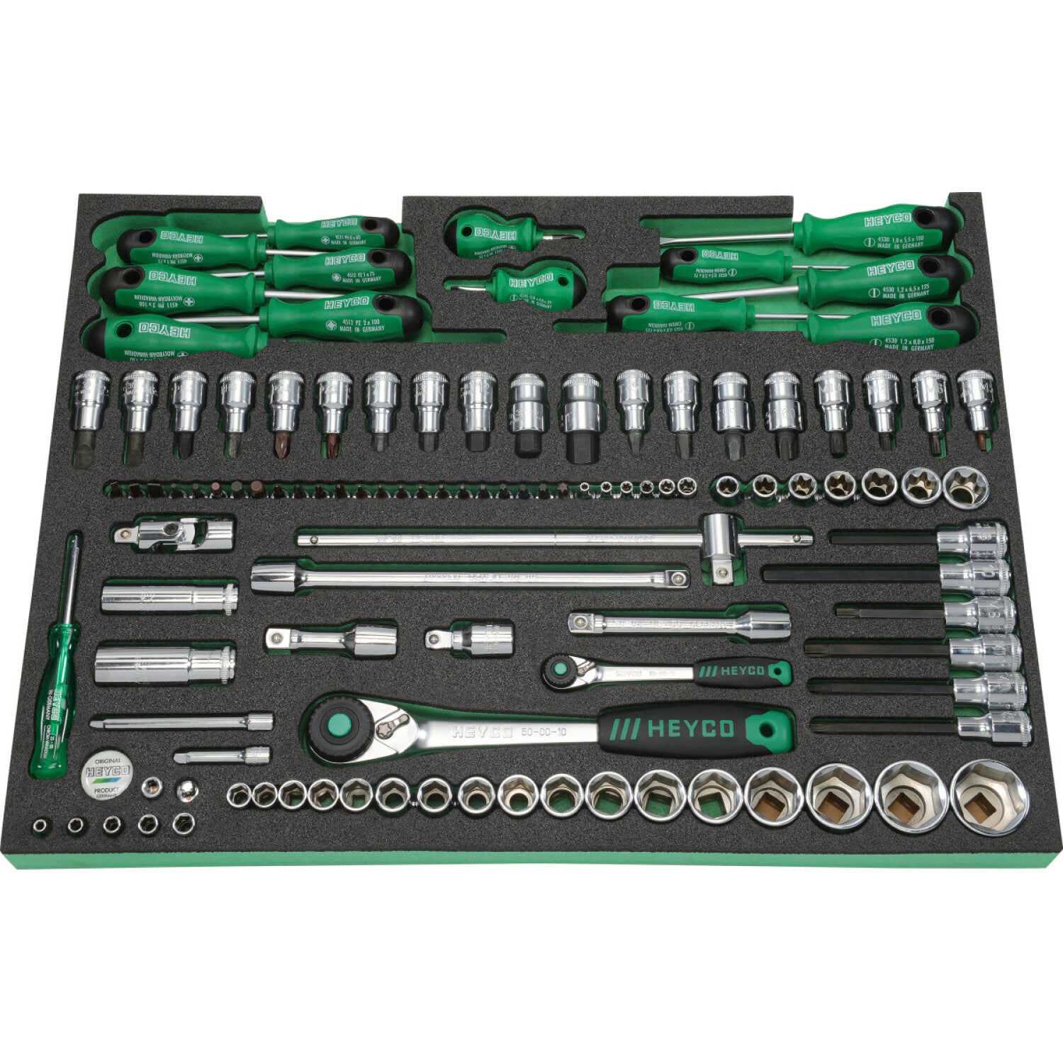 Heyco 01128812200 2-Drawer Workshop Trolley Tool Set with 1128 Pieces - Perfect for Professional Mechanics & DIY Garage Organization