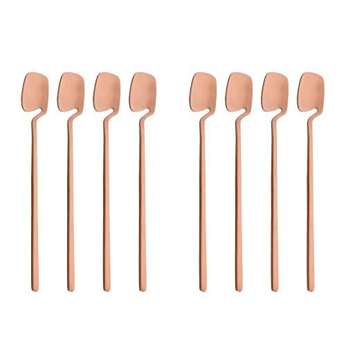 8Pcs Longspoon-Rose Gold