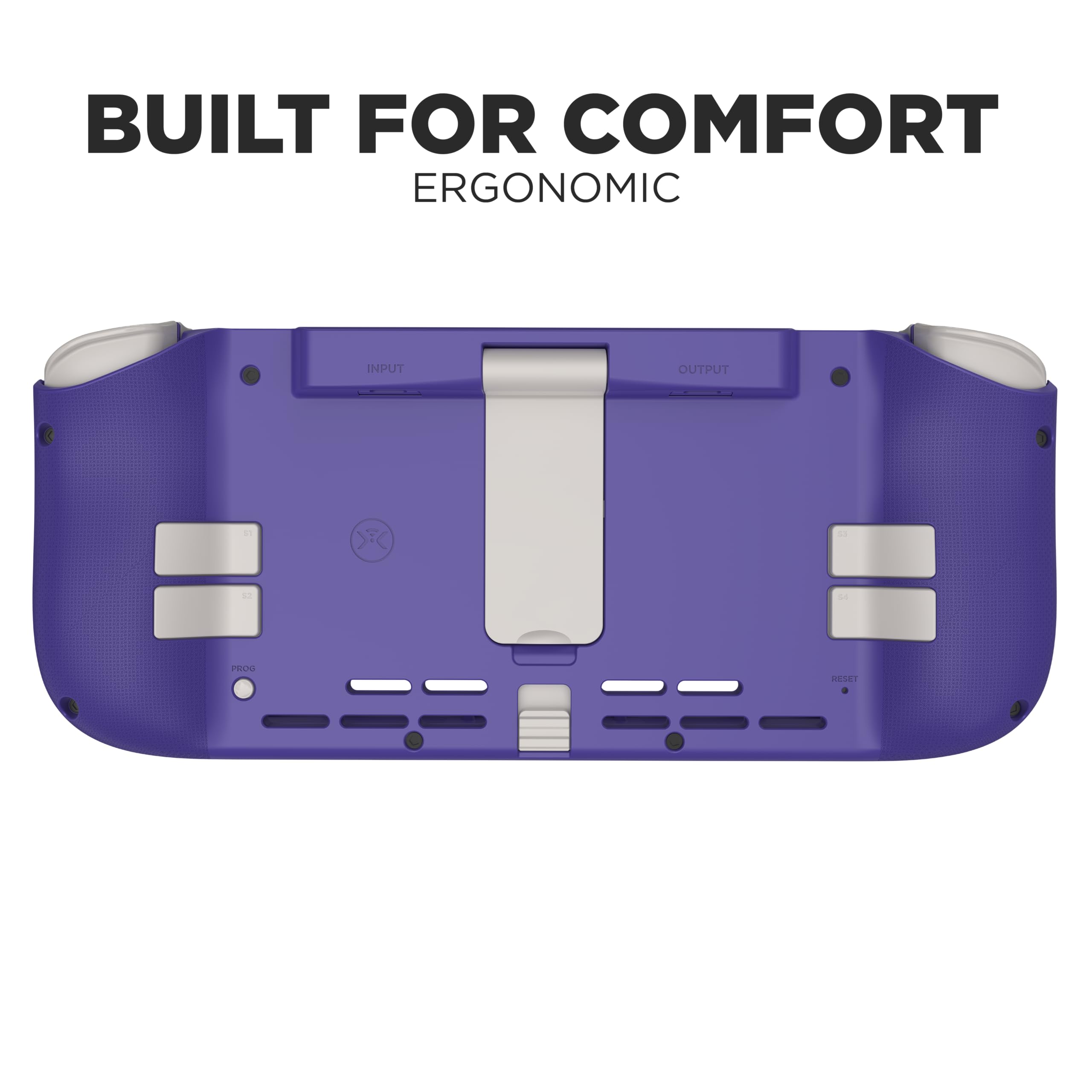 CRKD Nitro Deck Limited Edition with Carry Case - Professional Handheld Controller for Nintendo Switch & OLED | Zero Stick Drift | Retro Purple Nostalgia Collection | Perfect for Gaming on the Go & Travel