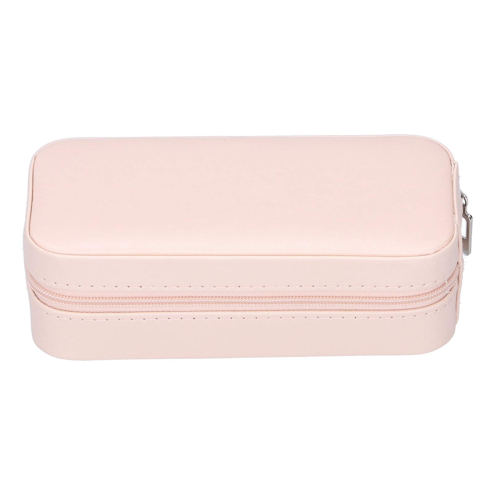 Elegant PU Jewelry Box - Portable Double Layer Travel Jewelry Organizer for Earrings, Necklaces & Rings | Fashion Jewelry Storage & Display Case for Women | Perfect for Travel, Home Organization & Gift Packaging