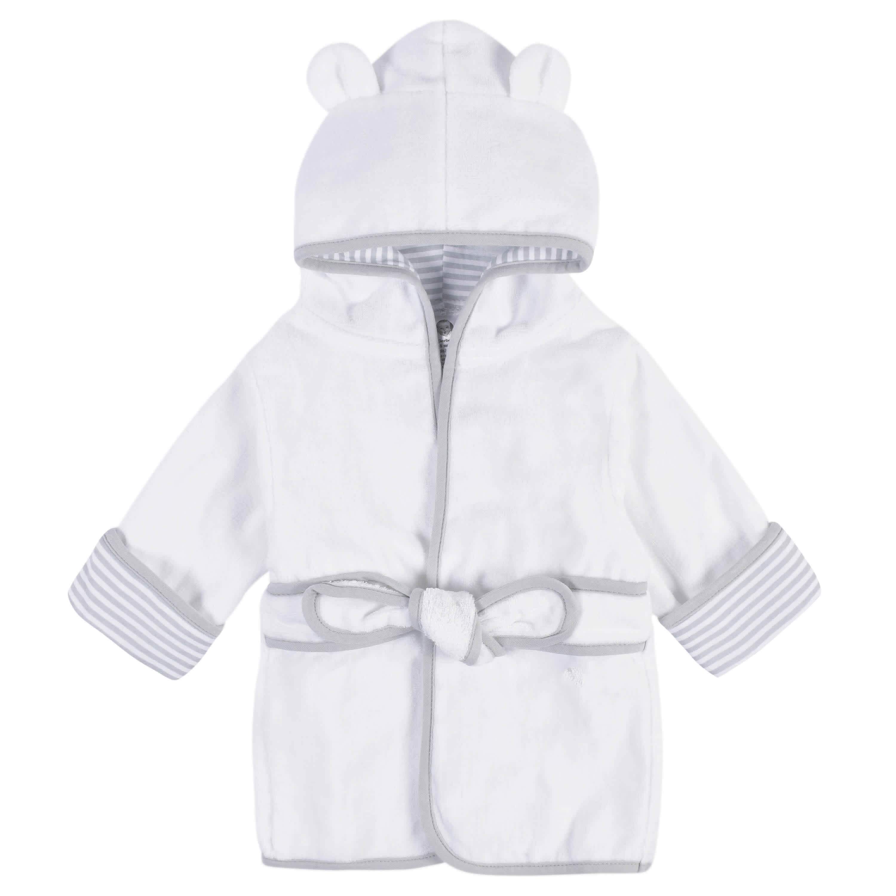10-Piece Baby & Toddler Boys Bear Hooded Towel Set with Robe & Washcloths - Soft Bath Essentials for Newborns & Kids - Perfect for Bath Time, Swimming & Spa Days