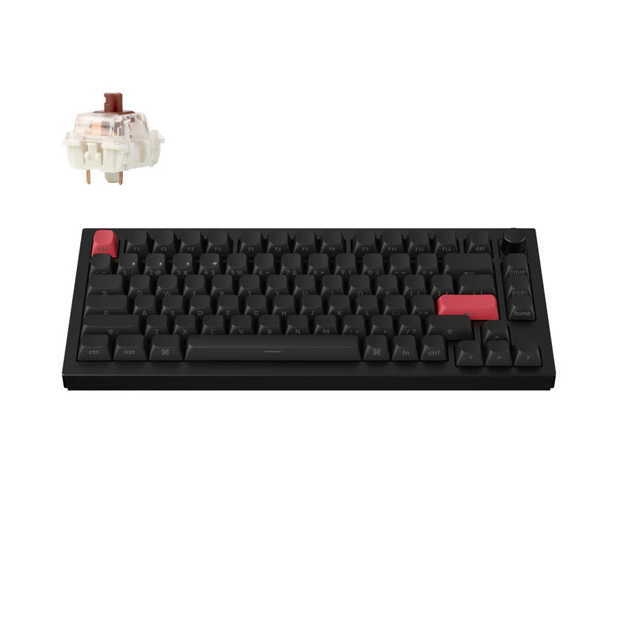 Keychron Q1 Max Wireless Custom Mechanical Keyboard - QMK/VIA Programmable, Hot-Swappable, RGB Backlit - Perfect for Gaming, Typing & Office Work