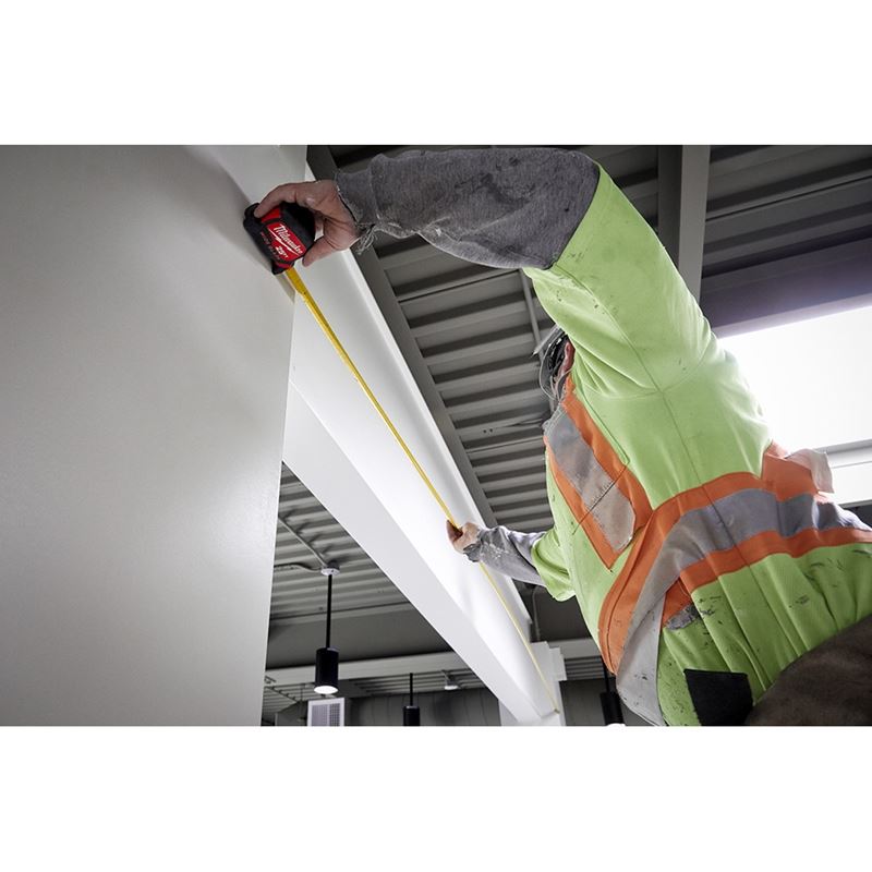 48-Inch 22-Foot 25-Ft Wide Blade Tape Measure - Heavy Duty Retractable Measuring Tool for Construction, Carpentry, and DIY Home Projects