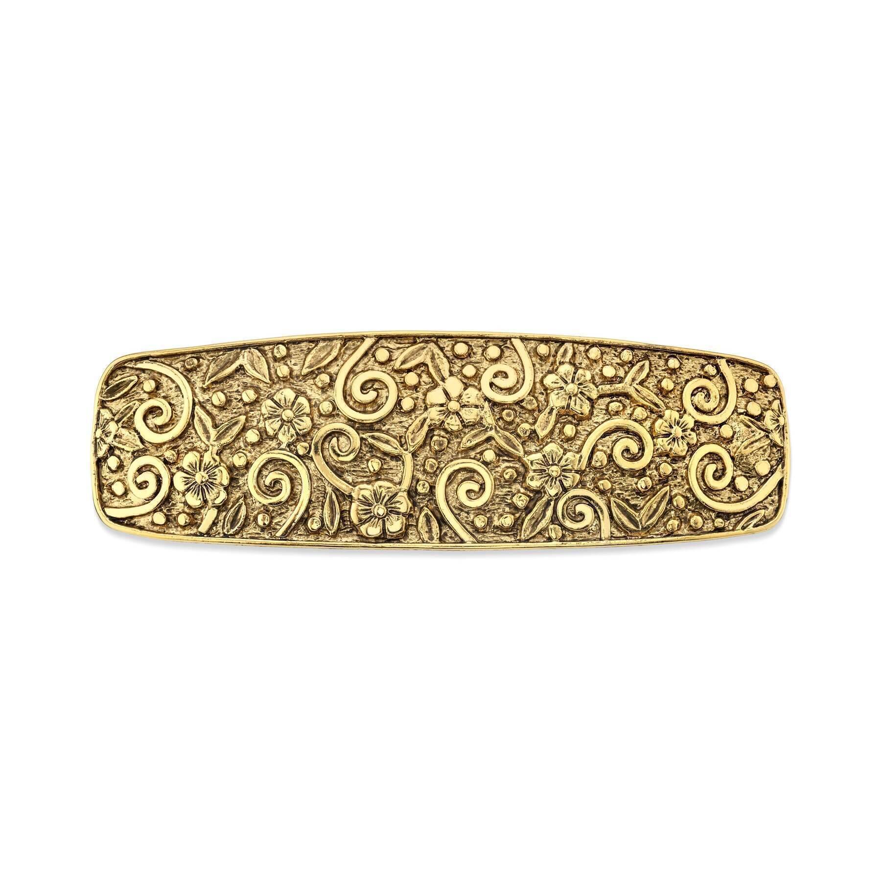 1928 Vintage Floral Hair Barrette Clip - Elegant Hair Accessory for Women & Girls - Perfect for Weddings, Parties & Everyday Wear