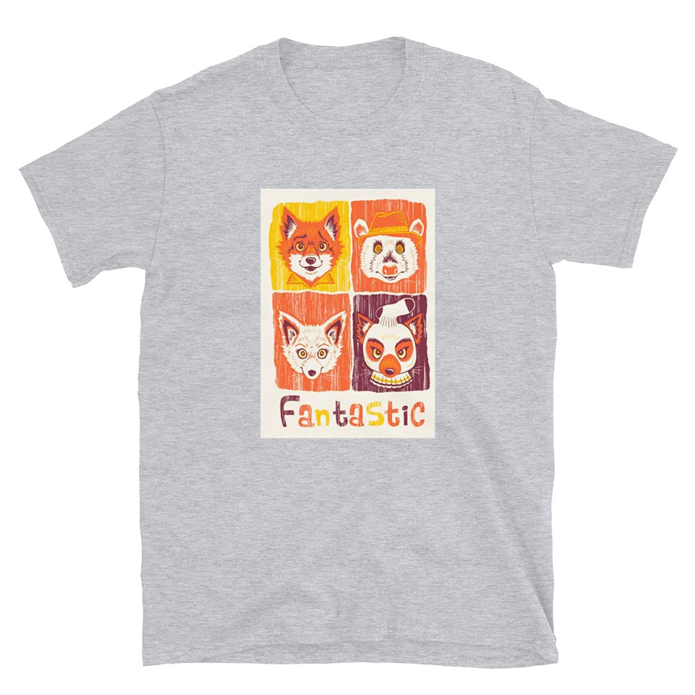 Fantastic Mr. Fox Graphic T-Shirt - Soft Cotton Tee for Men & Women - Perfect for Casual Wear, Movie Fans & Book Lovers