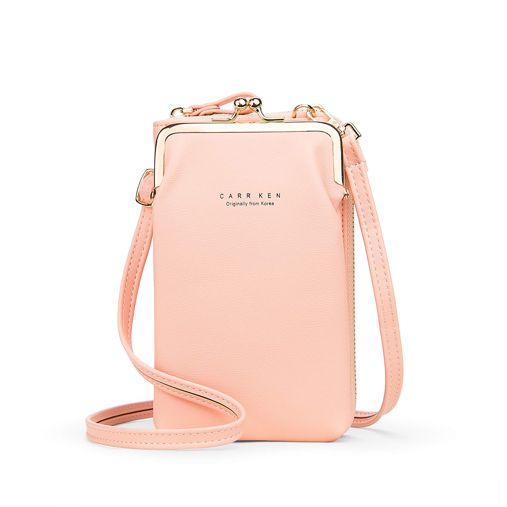 Women's Small Crossbody Bag with Phone Pocket - Slim Wallet Card Holder Clutch Purse for Travel, Shopping & Everyday Use
