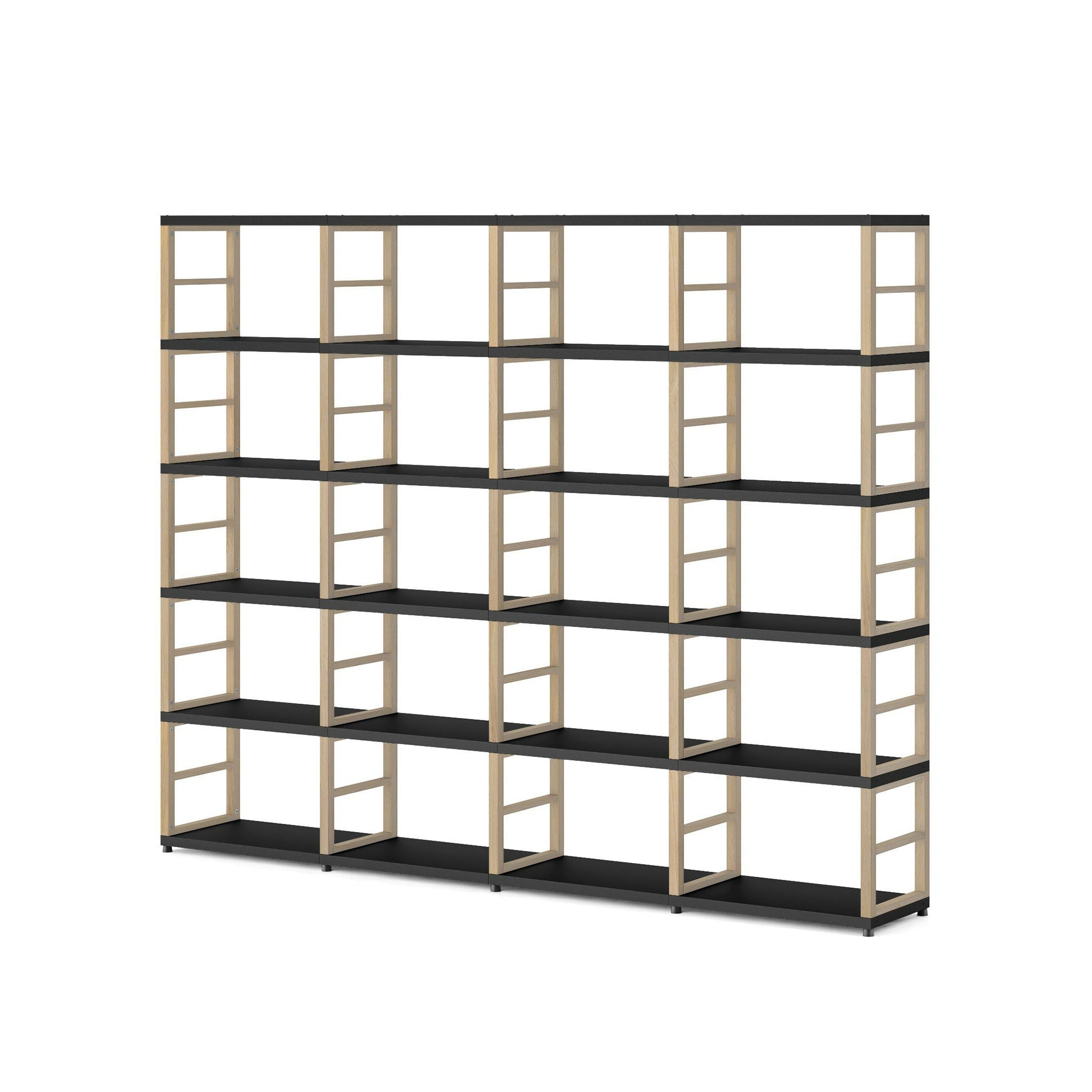 MAXX Modern 4x5 Shelving Unit - Sturdy Storage Shelf for Living Room, Bedroom, or Office Organization