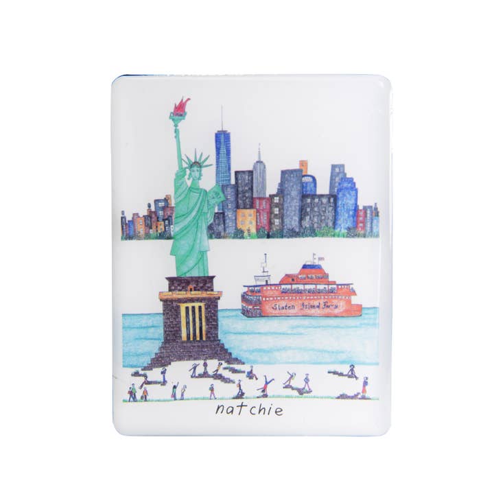 Statue of Liberty Souvenir Fridge Magnet - New York Landmark Collectible Gift for Travel Lovers | Perfect for Fridge Decoration, Office Display & Travel Memories