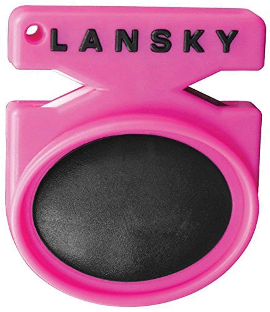 Lansky PFIX Hunting Knife - Premium Pink Outdoor Knife for Camping, Survival & Bushcraft | Perfect Gift for Hunters & Outdoor Enthusiasts