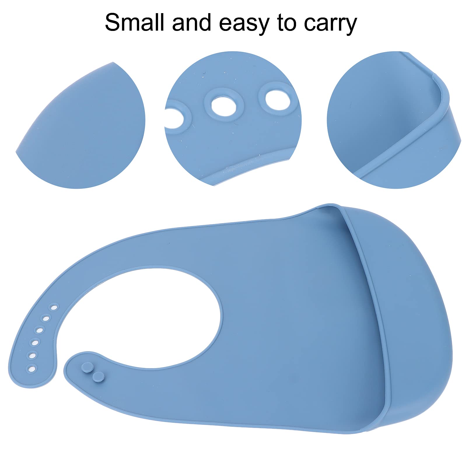 Adult Silicone Bibs for Eating - Waterproof & Reusable Clothing Protector for Seniors & Women with Food Catcher - Perfect for Mealtime, Dining Out & Assisted Living Care
