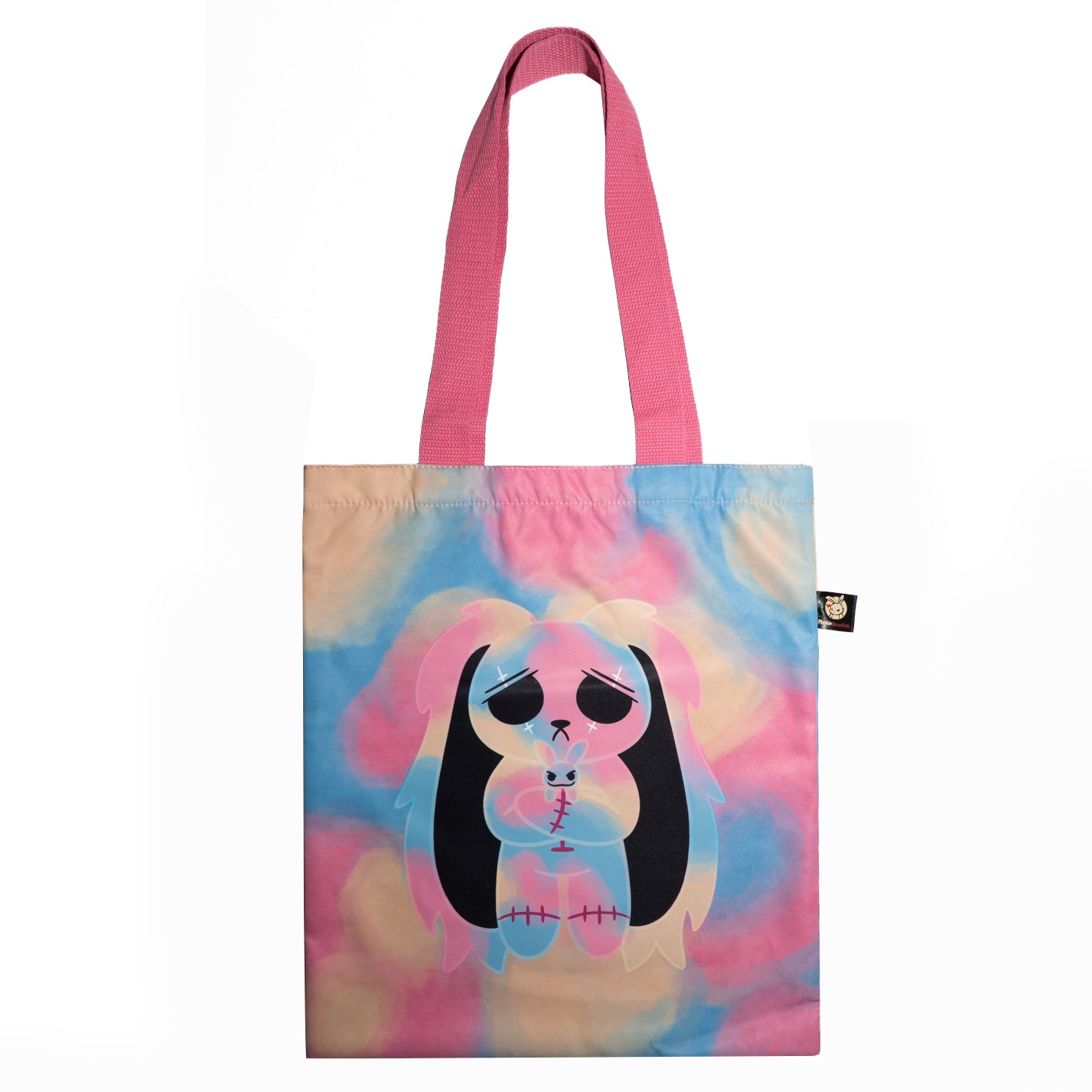 Plushie Dreadfuls Anxiety Rabbit Tie Dye Limited Edition Stuffed Animal - Soft Plush Toy for Stress Relief, Anxiety Comfort & Emotional Support