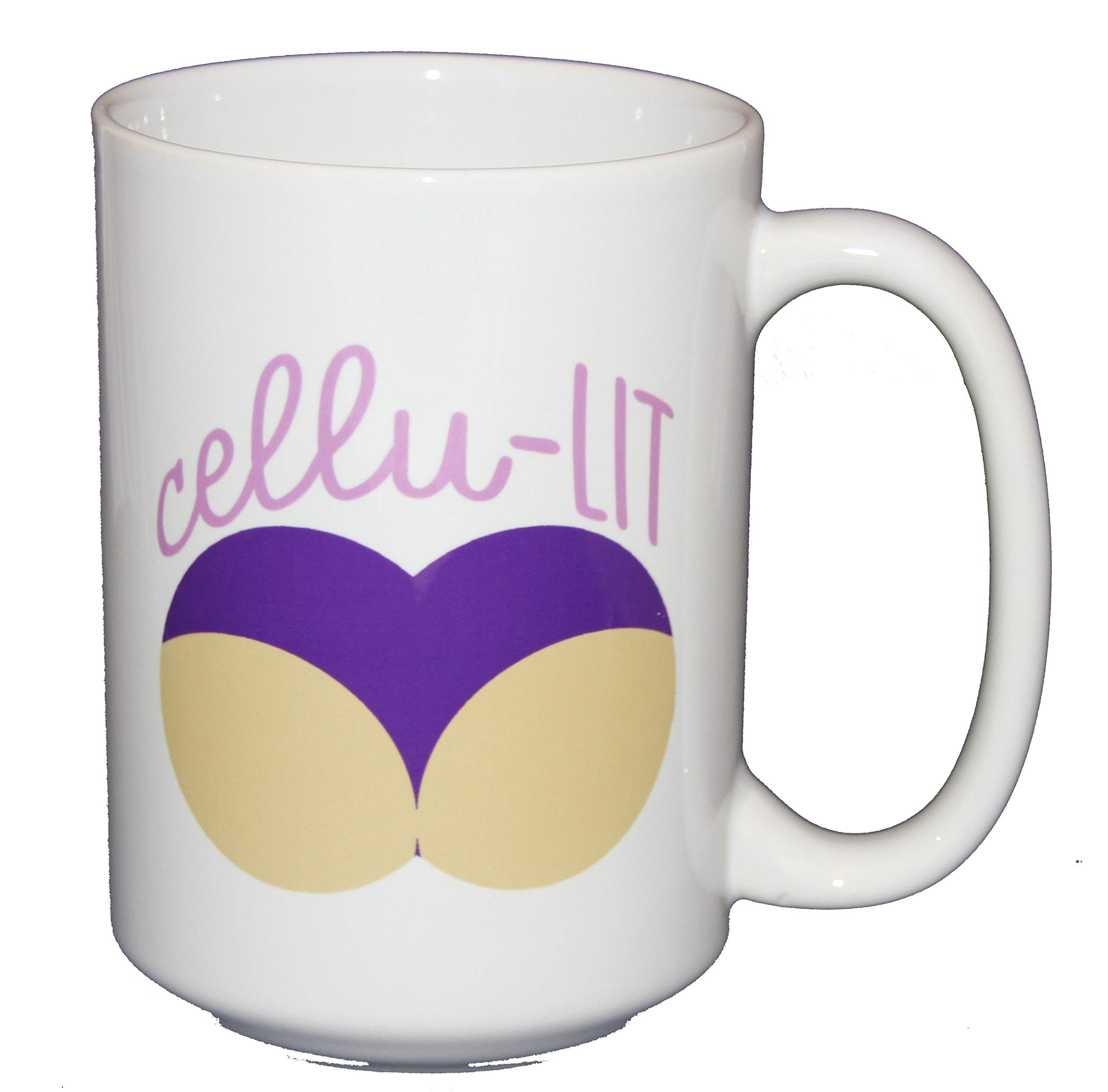 Empowering Girl Power Coffee Mugs - Celebrate Body Positivity & Cellulite Confidence - Perfect for Women's Self-Love Gifts, Office Use & Motivational Morning Coffee Rituals