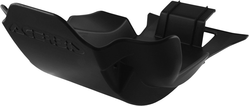 Acerbis 2125670001 Black Skid Plates for Motorcycle & ATV - Durable Protection for Off-Road Riding & Adventure