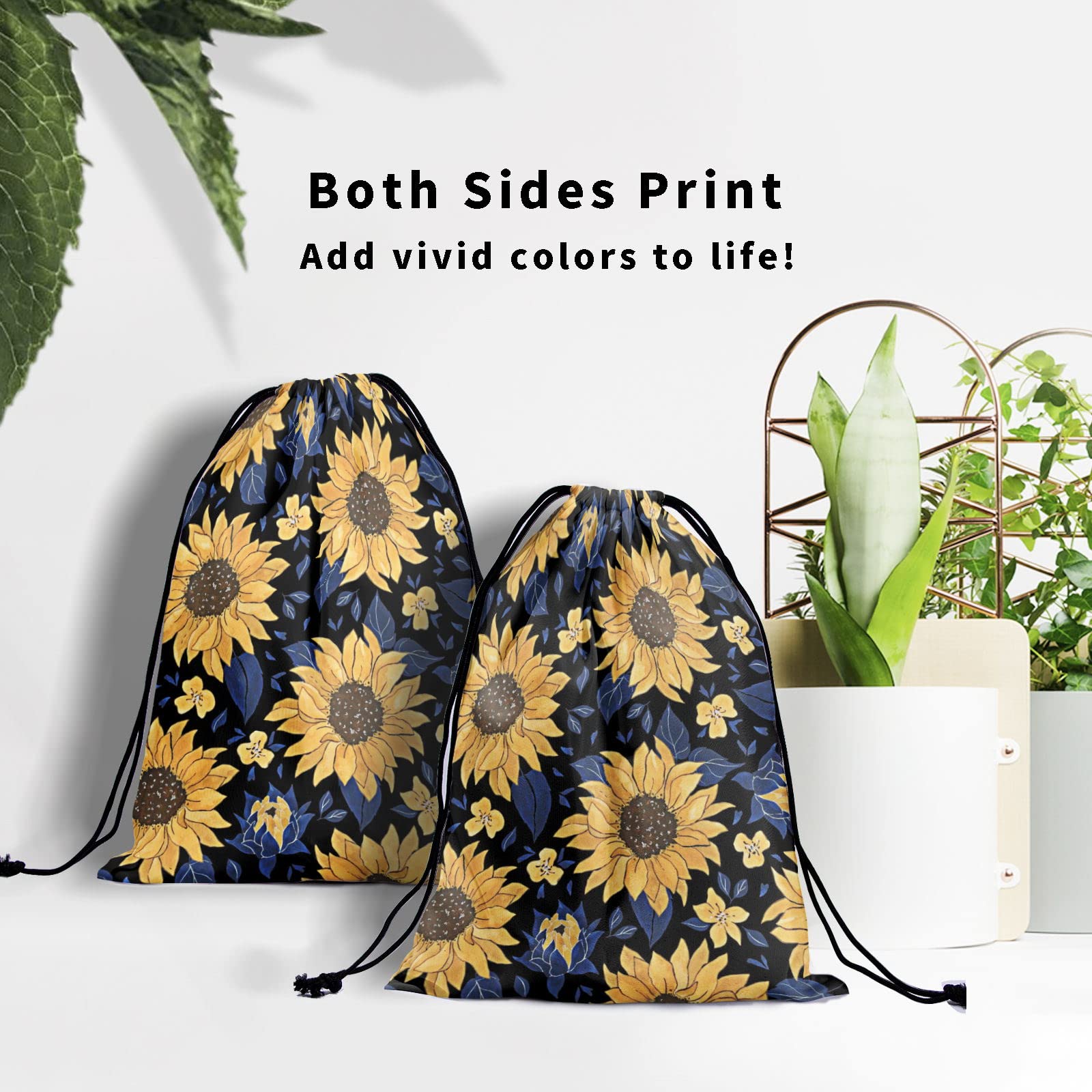 Nerxy Leaf Grip Bags for Gymnastics - Tropical Leaves Grip Bag with Drawstring, Botanical Storage Pouch for Gymnastics Equipment, Sports Gear & Dance Accessories | Perfect for Gym, Dance Practice & Competition Organization