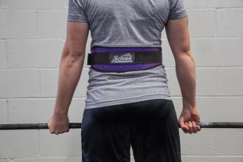 Schiek 2004 Purple Weight Lifting Belt for Powerlifting & CrossFit - Premium Support for Gym Workouts & Strength Training